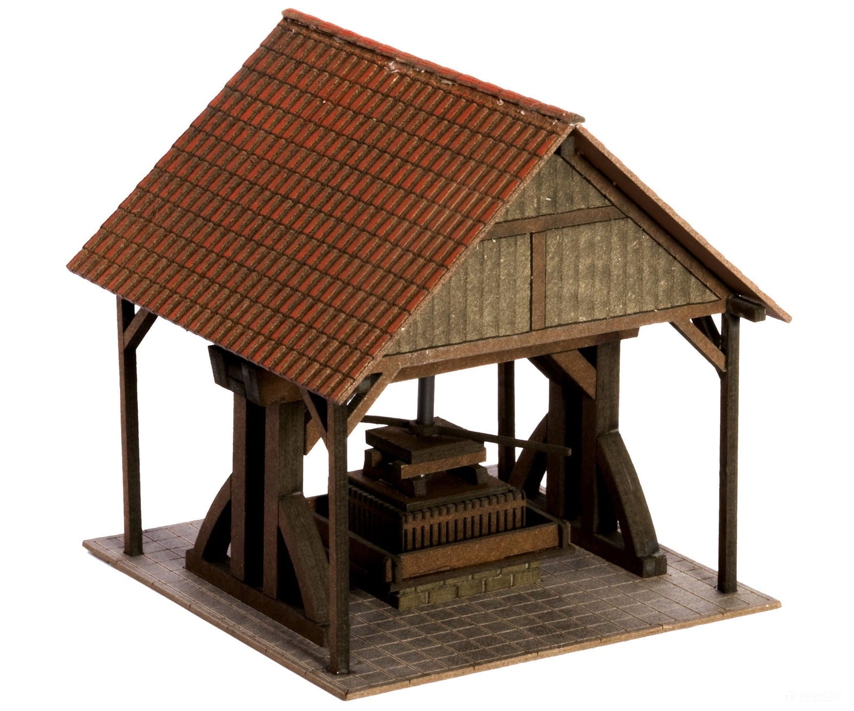 Noch 14370 HO Winepress Scenery Details