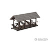 Noch 14372 HO Covered Pedestrian Bridge Scenery Details