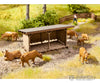 Noch 14379 HO Cattle Shelter Scenery Details