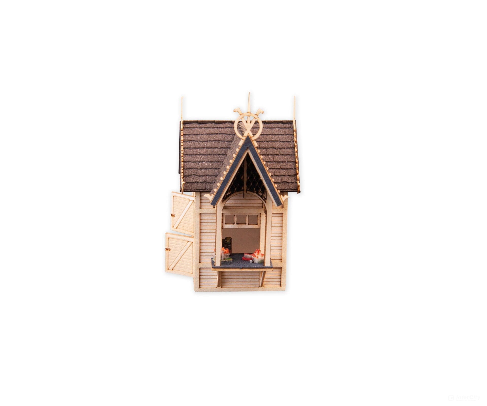 Noch 14383 HO Souvenir Stall Scenery Details