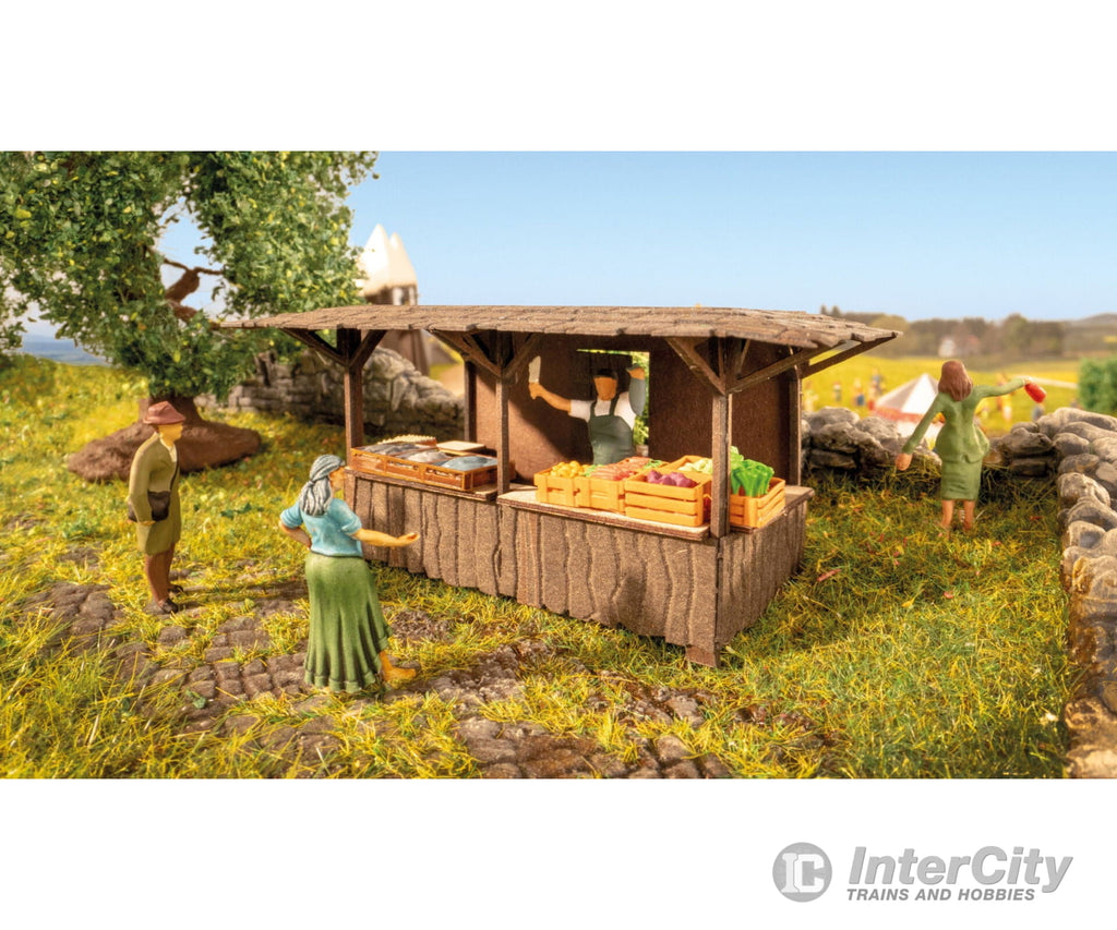 Noch 14384 HO Mediaeval Stall Scenery Details