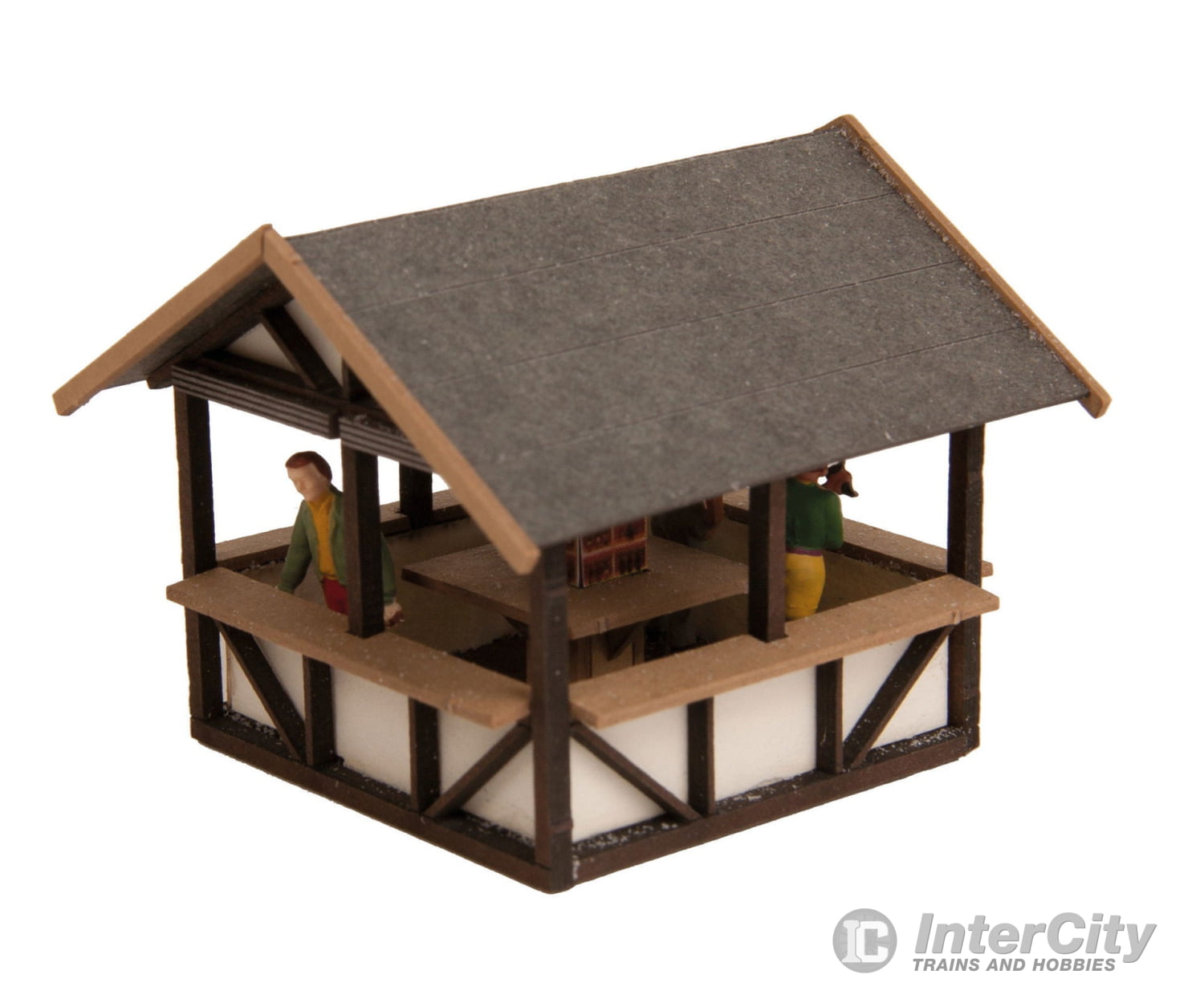 Noch 14393 HO Mulled Wine Stall Scenery Details
