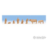 Noch 14394 HO Christmas Market Nativity Scene with Wood Look Figures Scenery Details