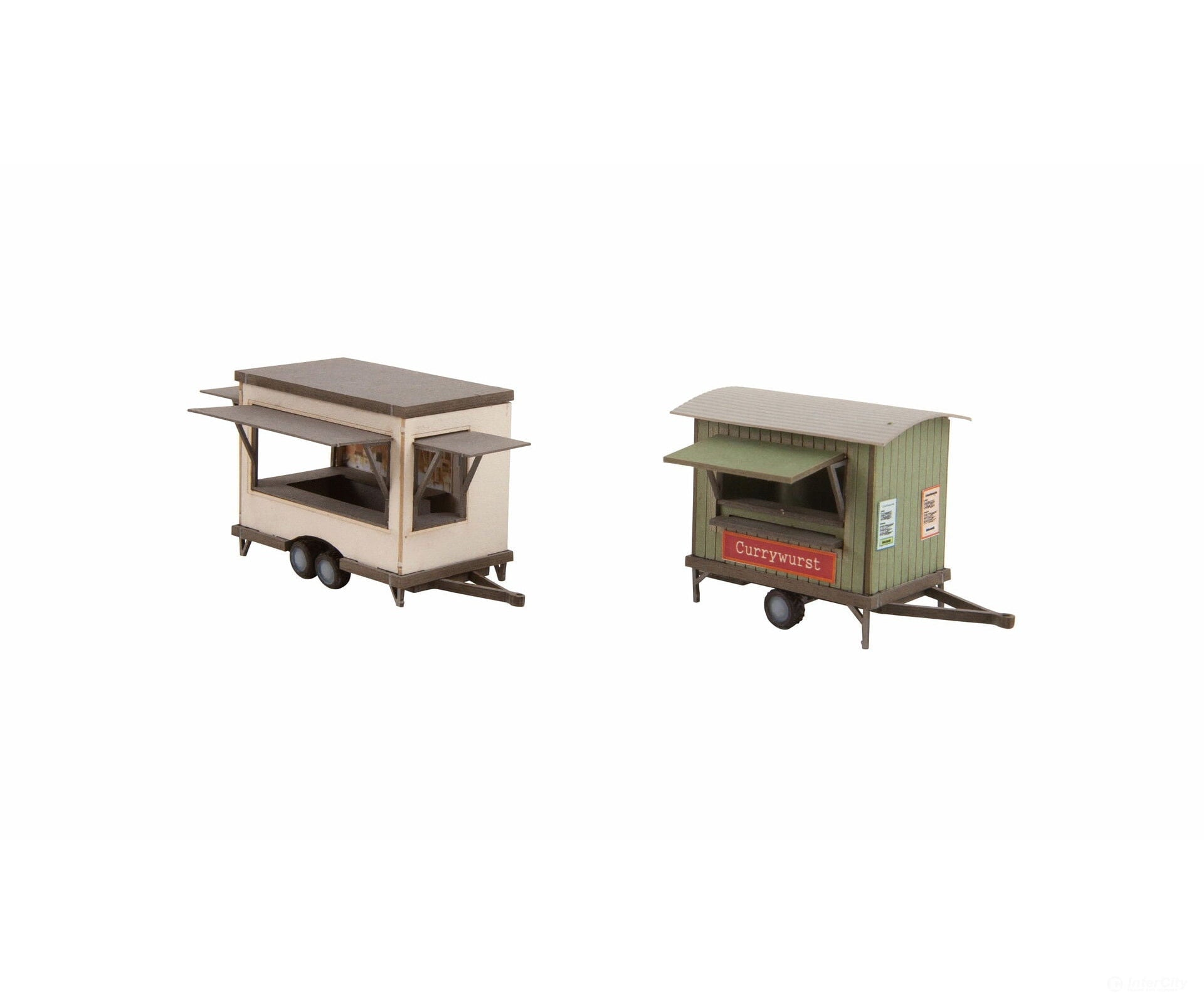Noch 14396 HO Mobile Food Stalls Scenery Details