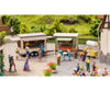 Noch 14396 HO Mobile Food Stalls Scenery Details