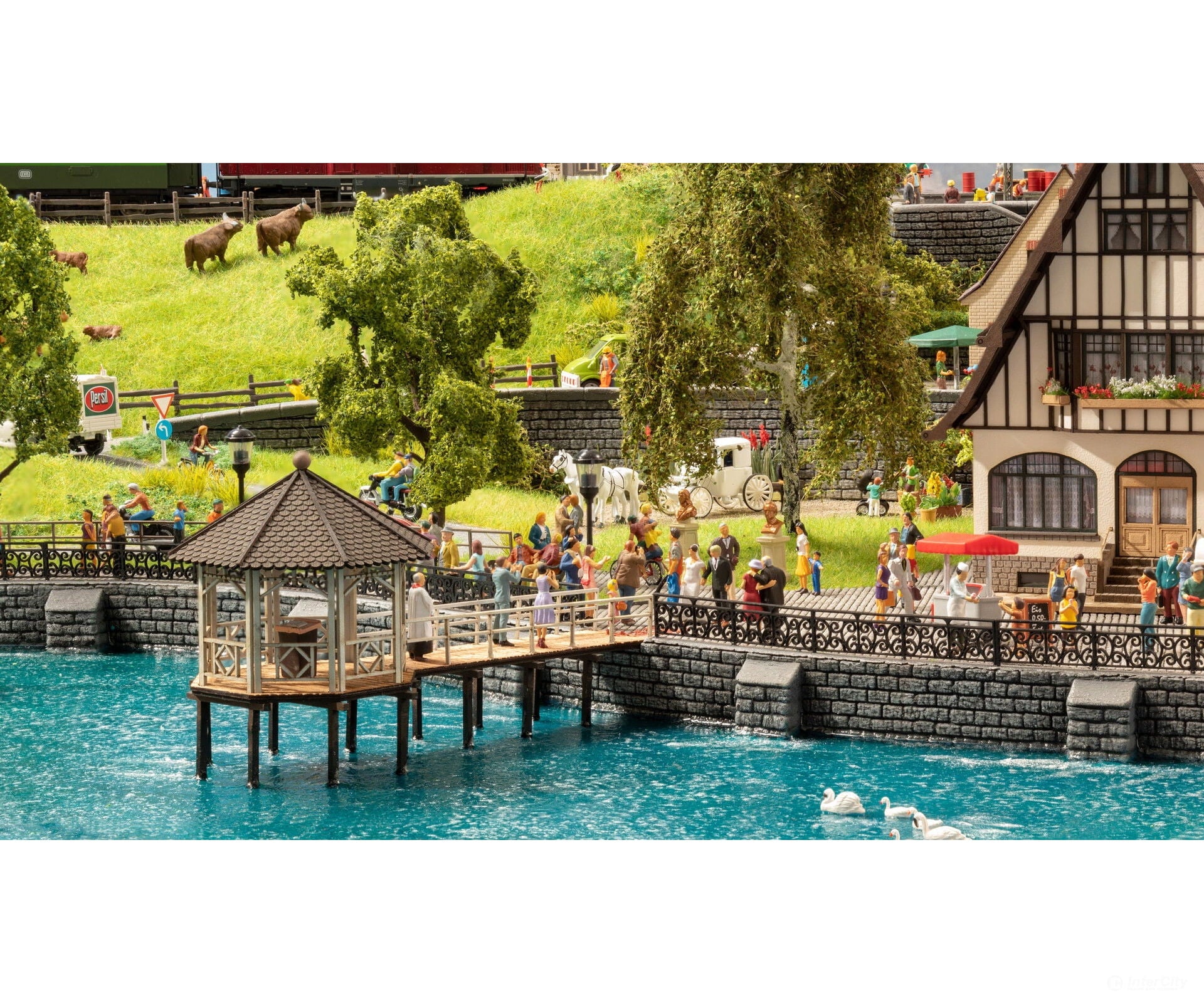 Noch 14619 N Event-Pavillon ’Fischersteg’ Gauge Scenery Details