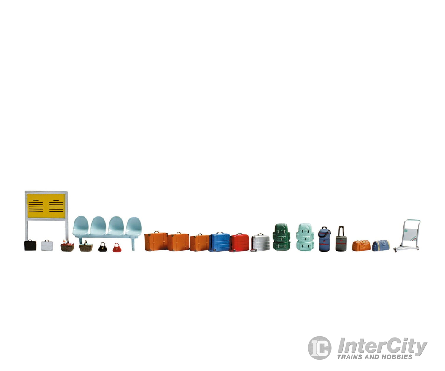 Noch 14810 HO Station Accessories Scenery Details