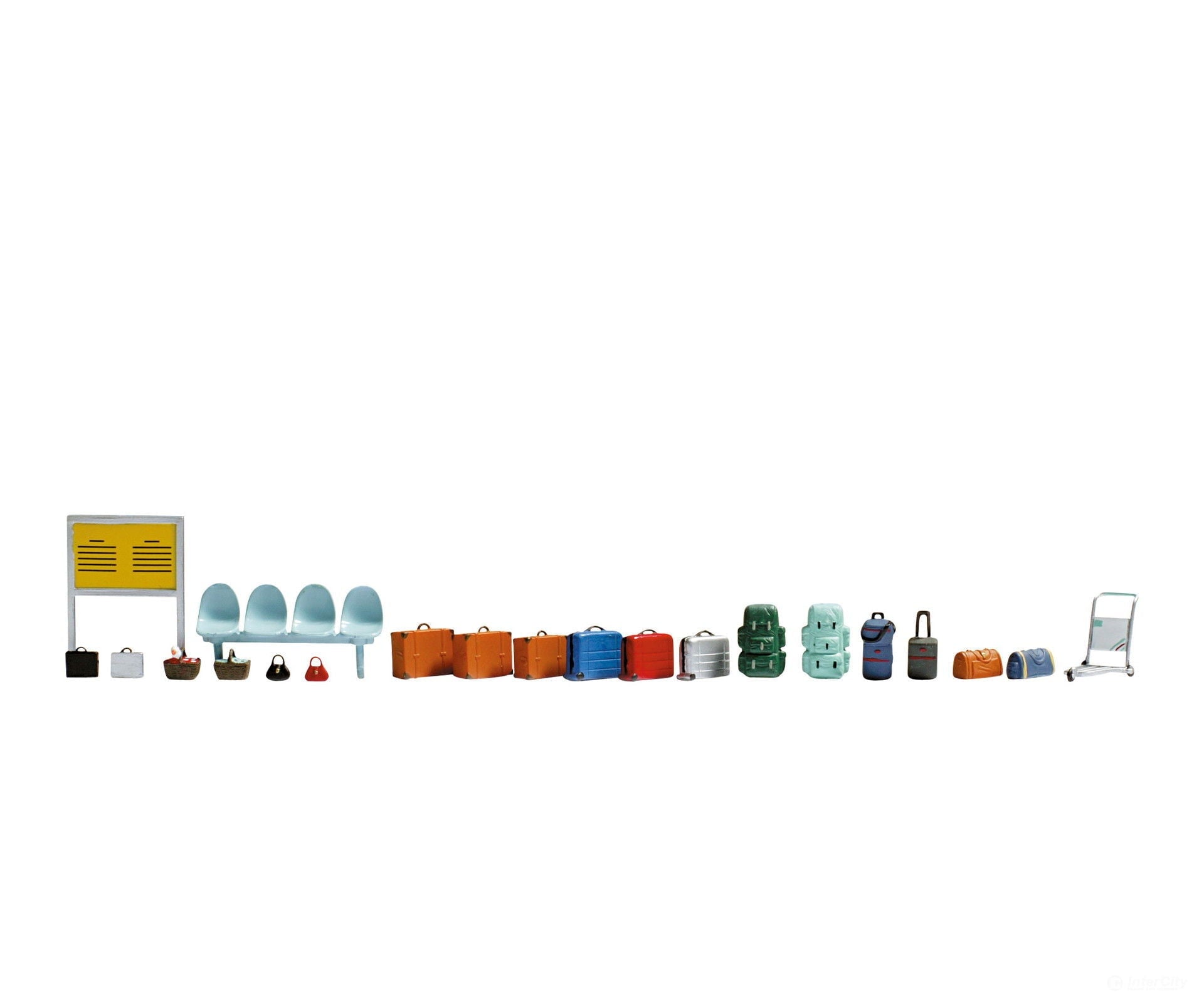 Noch 14810 HO Station Accessories Scenery Details