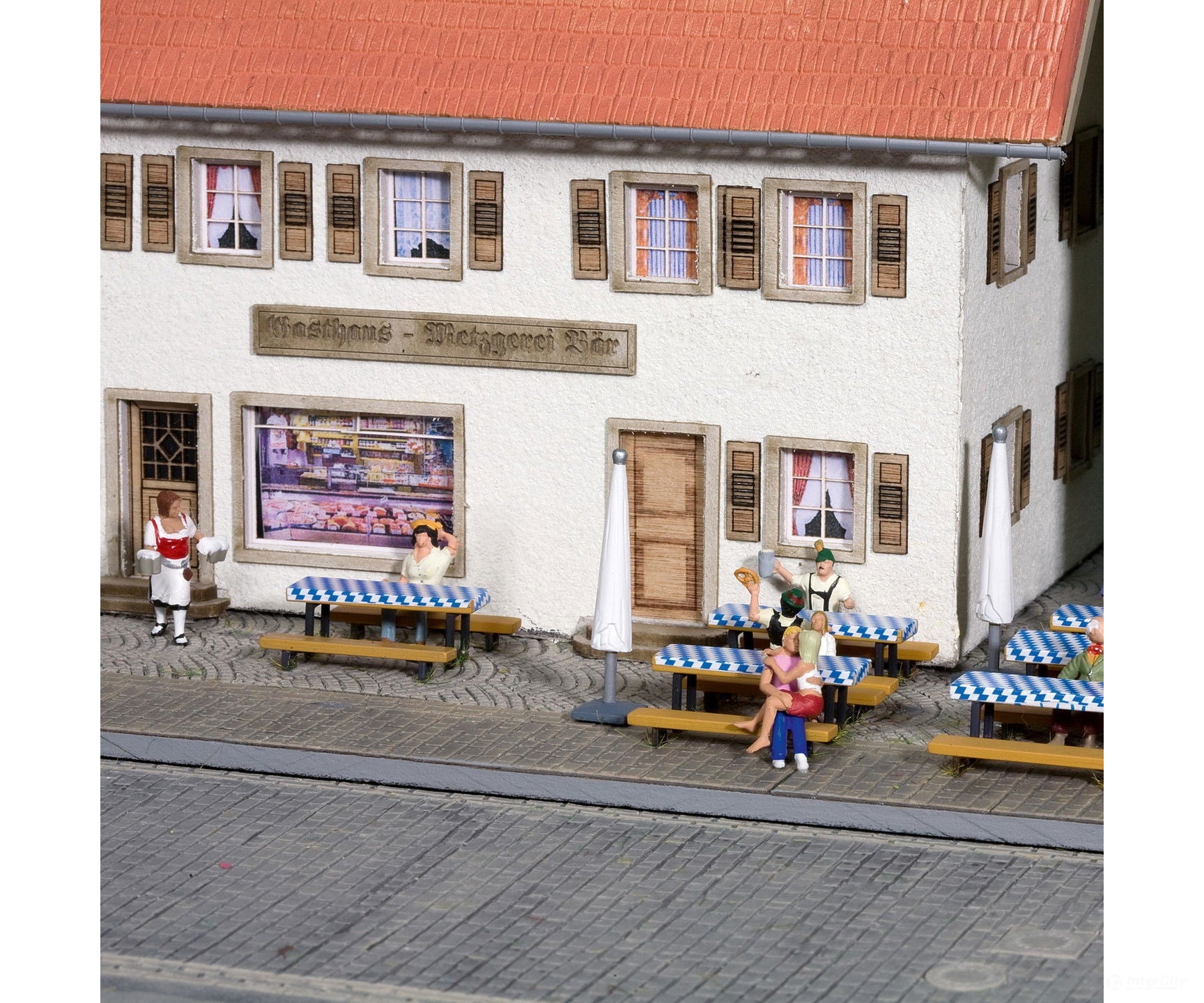 Noch 14817 HO Beer Garden Accessories Scenery Details