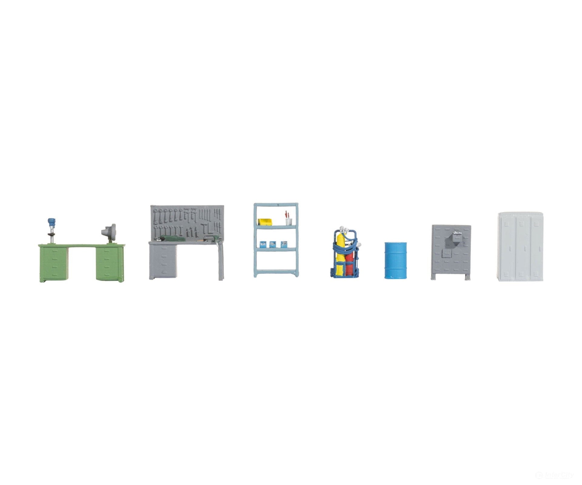 Noch 14819 HO Workshop Accessories Scenery Details