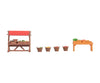 Noch 14837 HO Weekly Market Scenery Details