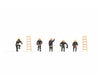 Noch 15021 HO Standing Firefighters in Action Figures