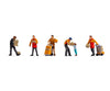 Noch 15069 HO Parcel Couriers Figures