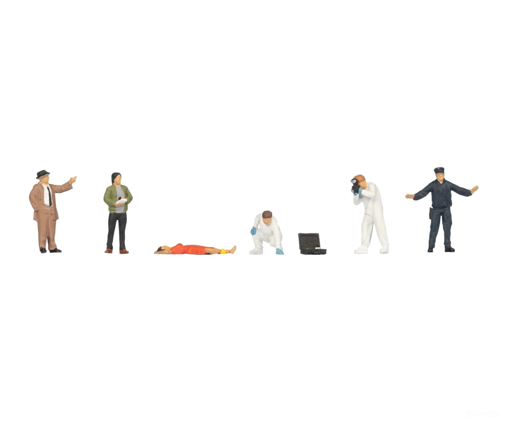 Noch 15071 HO Criminal Police with Corpse Figures