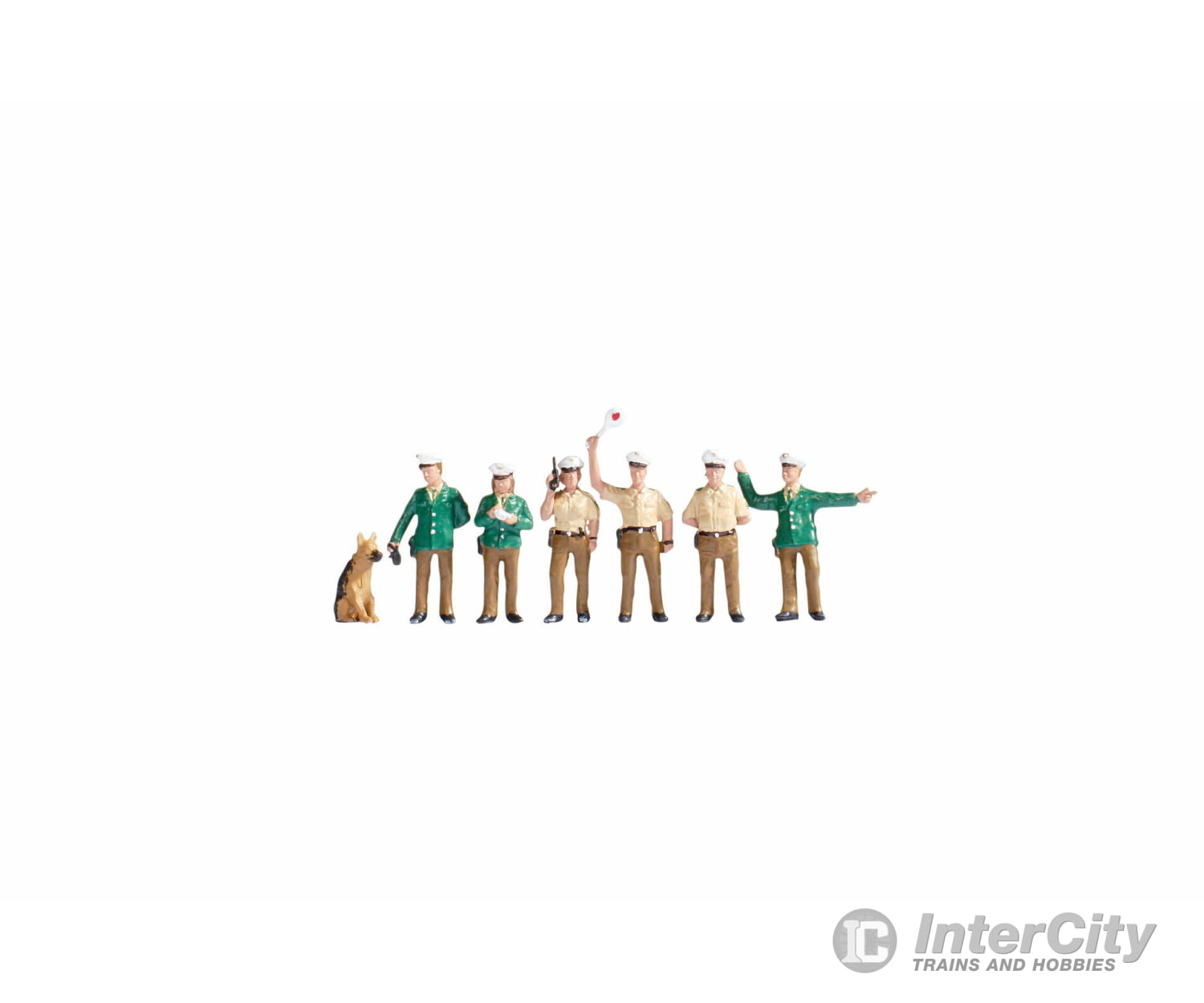 Noch 15090 HO German Police Officers in Action Figures