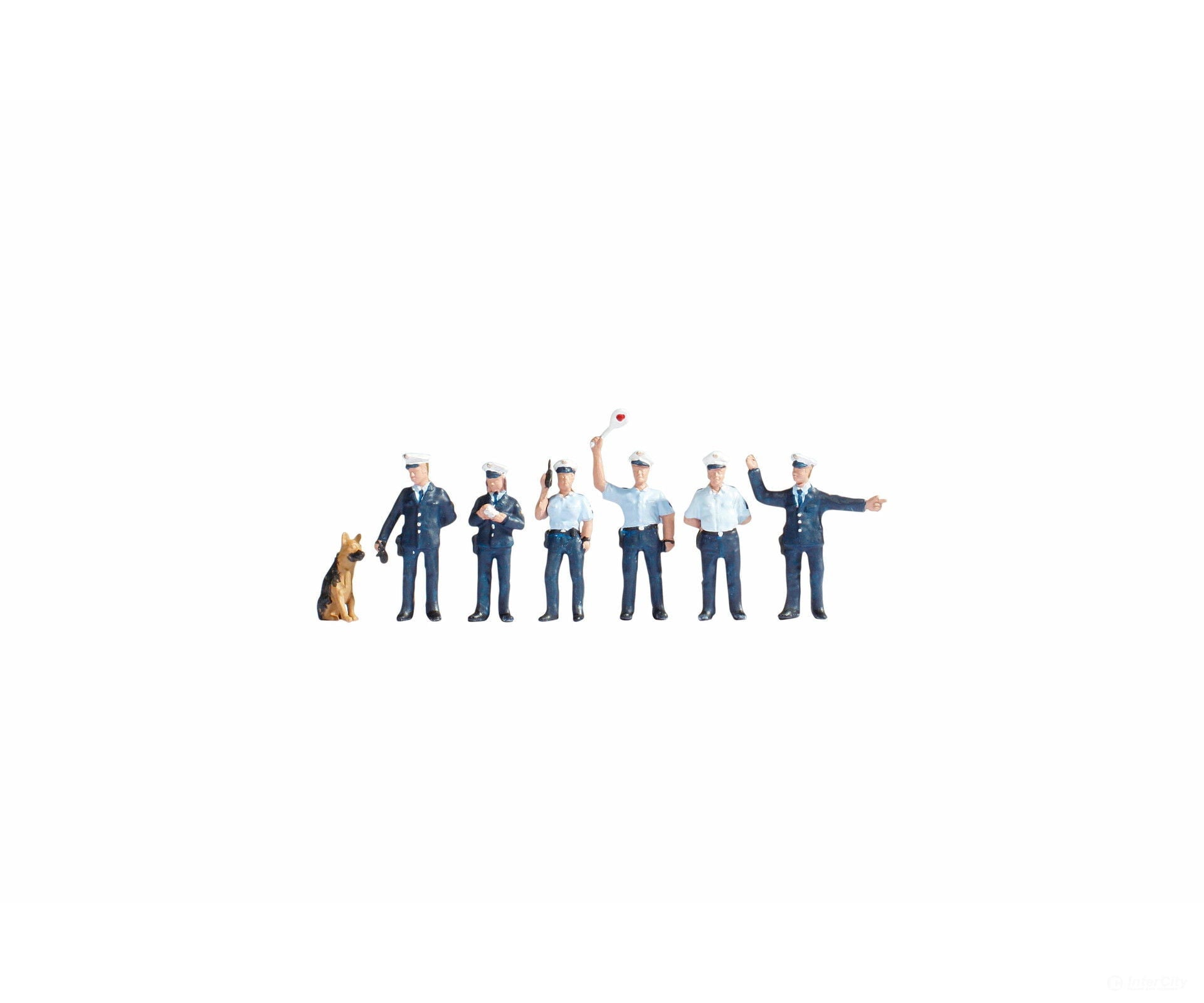 Noch 15091 HO German Police Officers in Action Figures