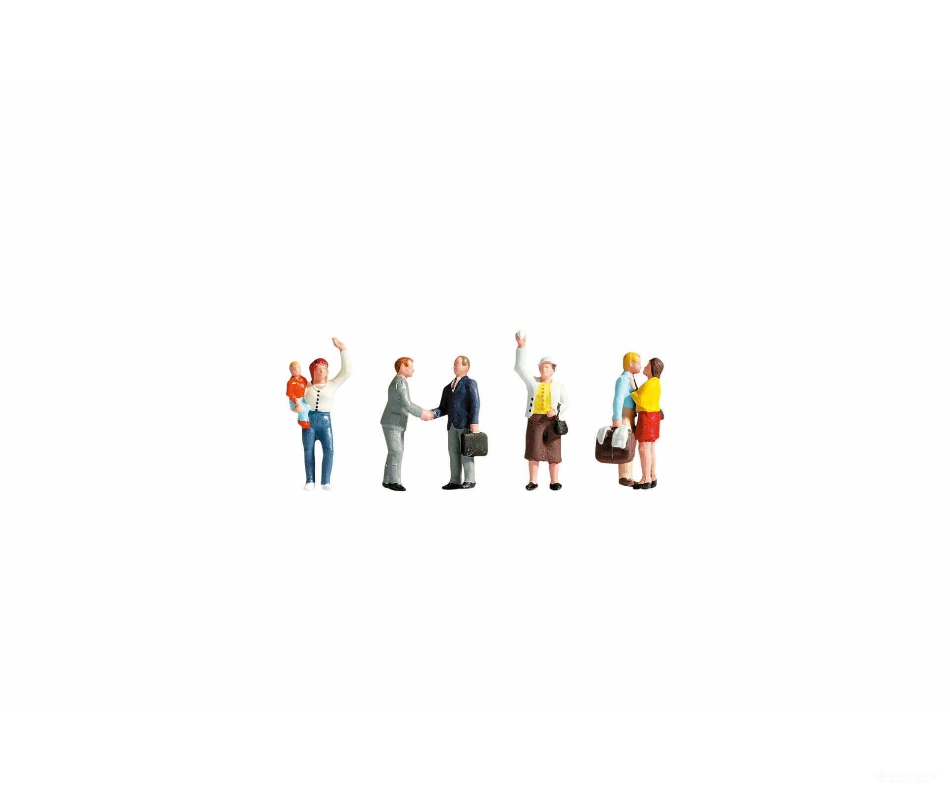 Noch 15245 HO Standing People on the Platform Figures