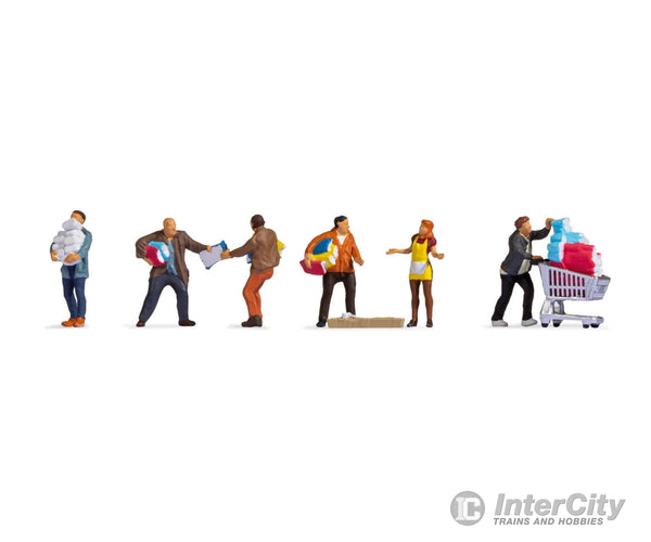 Noch 15519 HO People Panic Buying Figures