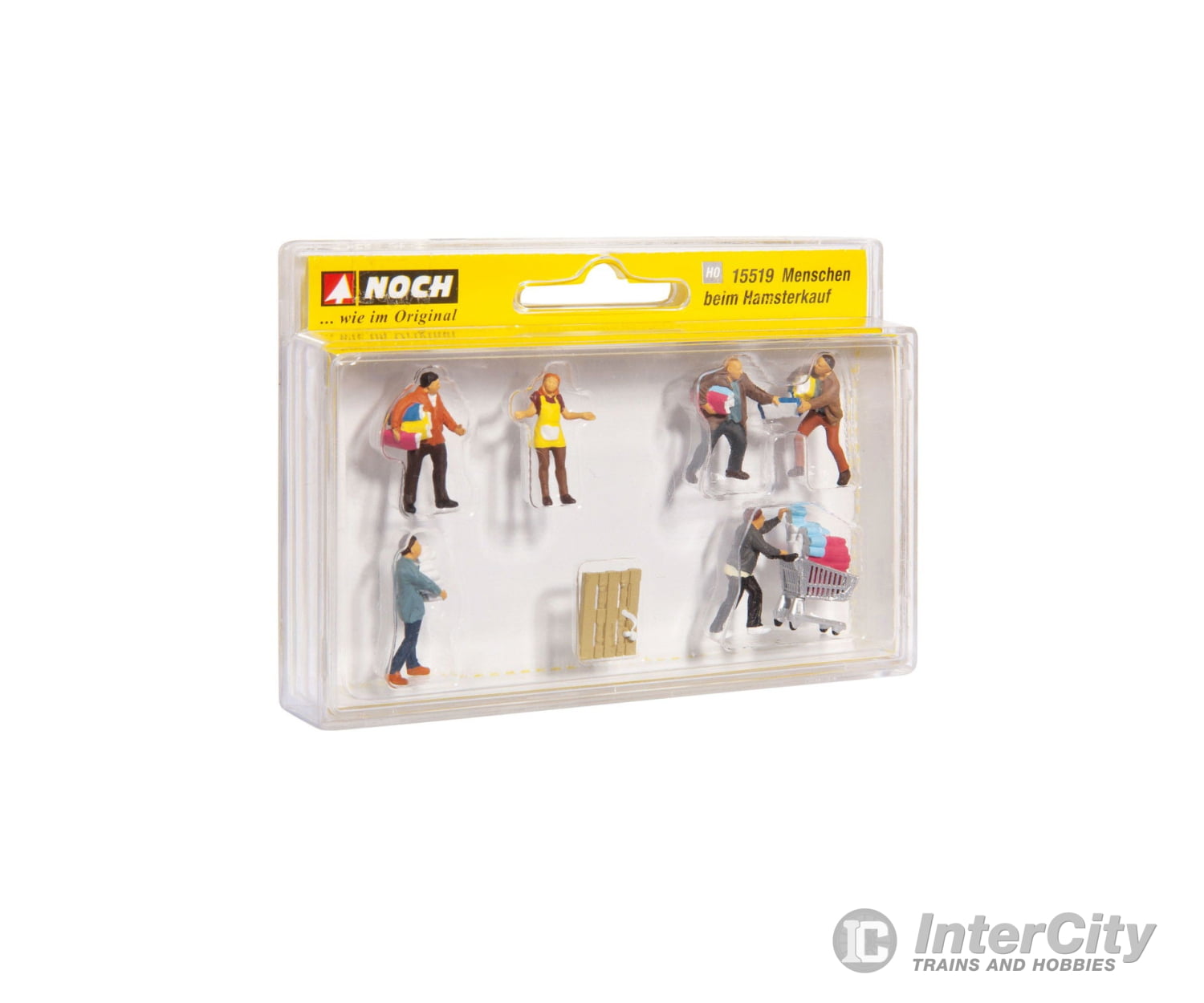 Noch 15519 HO People Panic Buying Figures