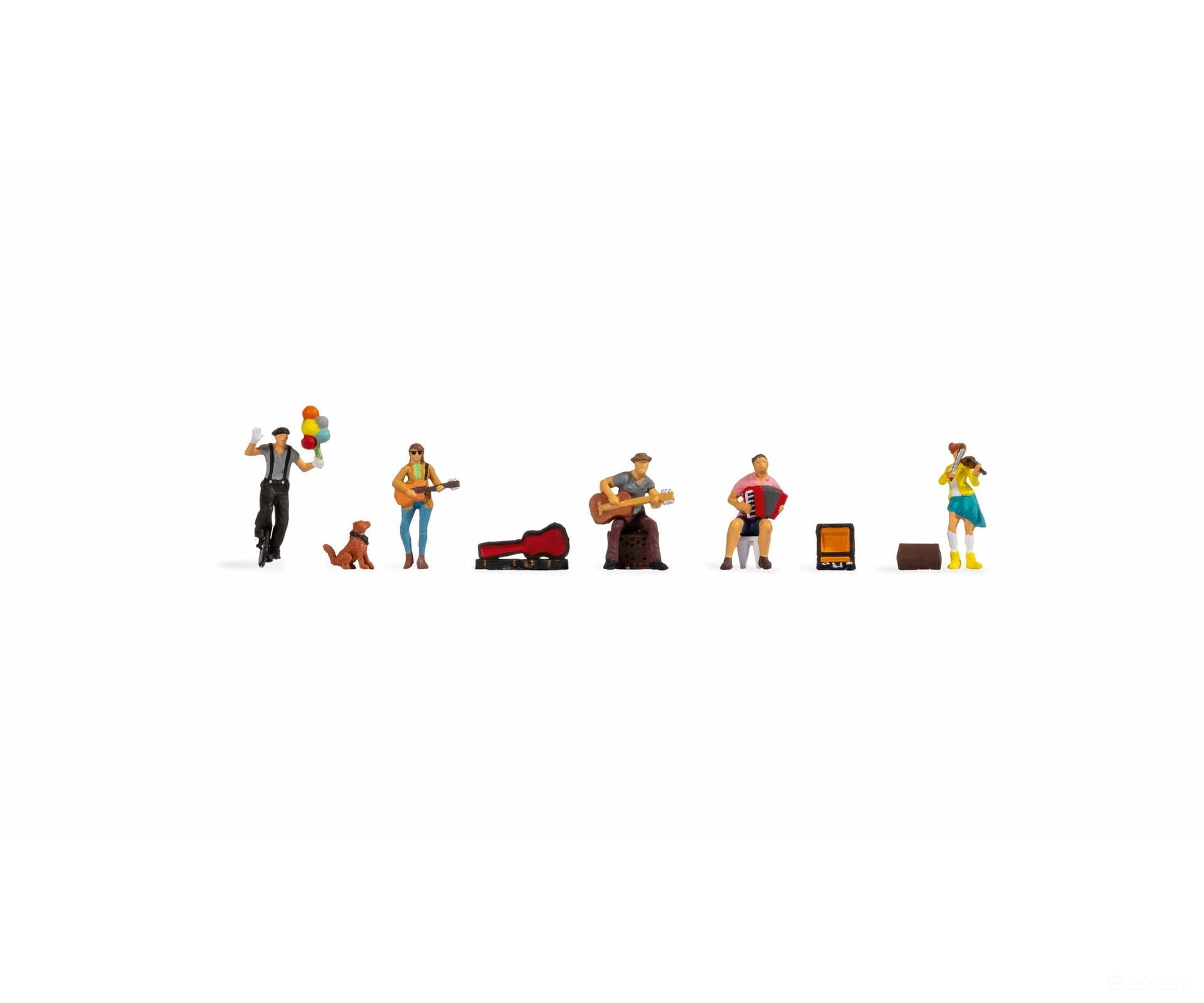 Noch 15597 HO Street Performers Figures