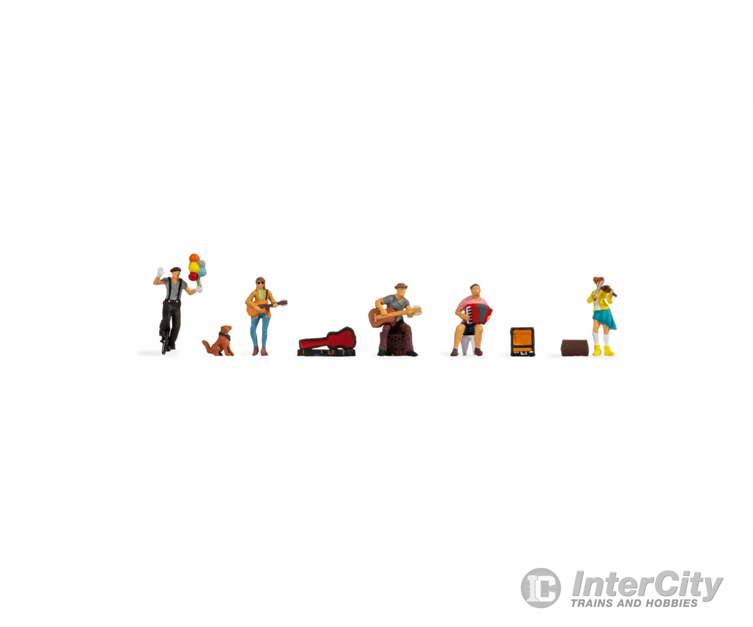 Noch 15597 HO Street Performers Figures