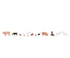 Noch 15711 HO Farm Animals Figures