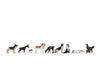 Noch 15717 HO Dogs Figures