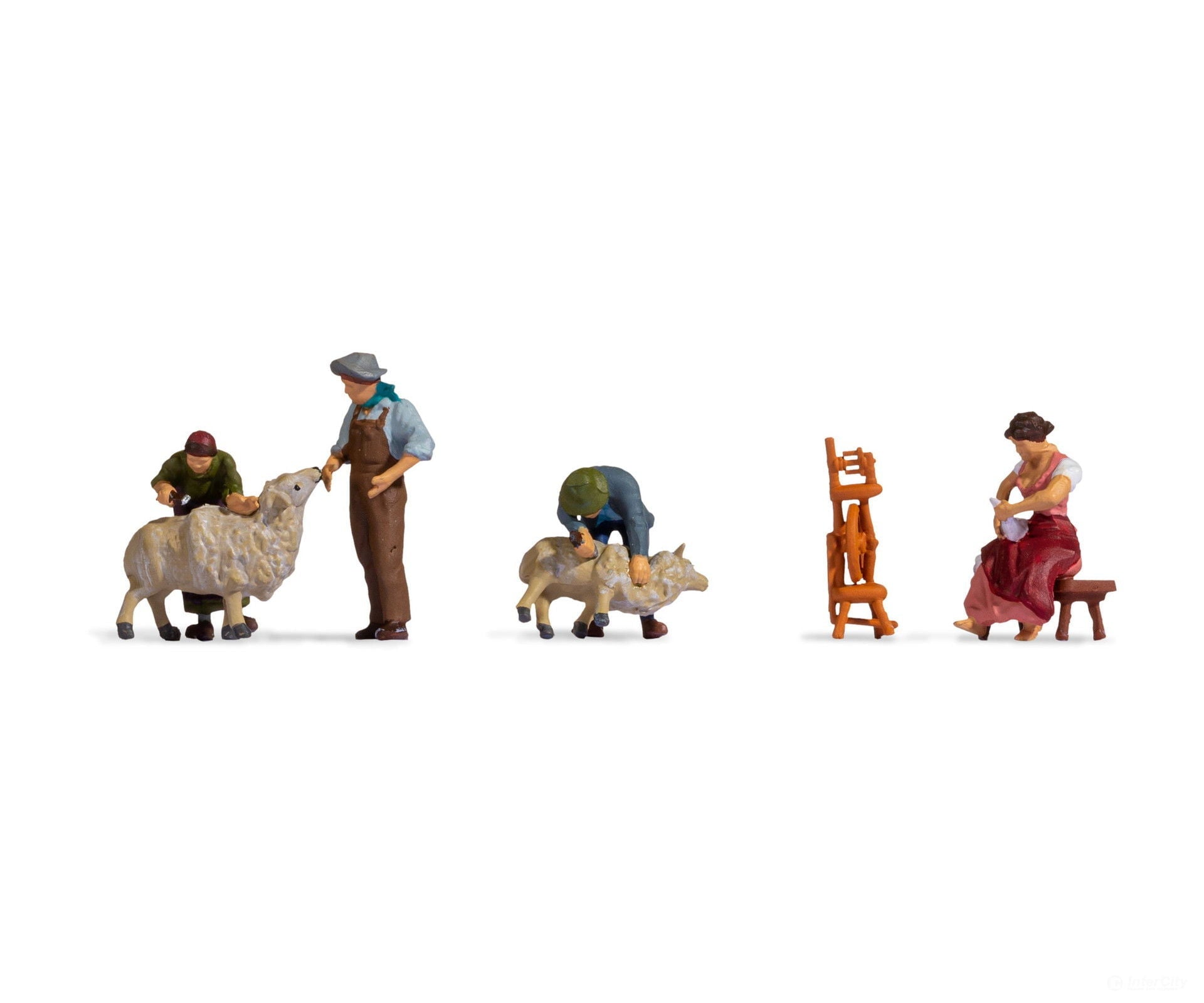 Noch 15751 HO Sheep Shearing Figures