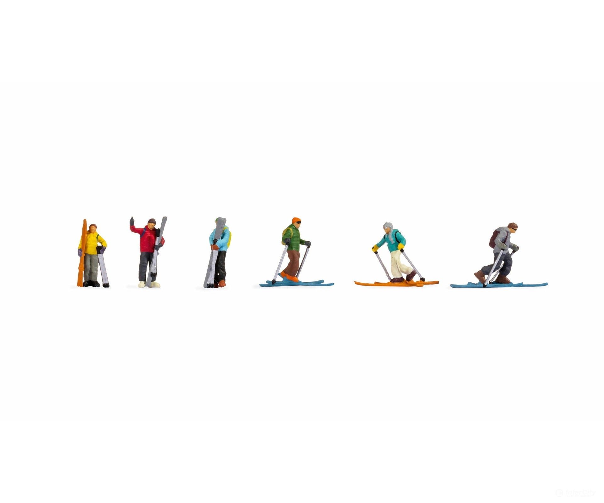 Noch 15823 HO Ski Tourers Figures