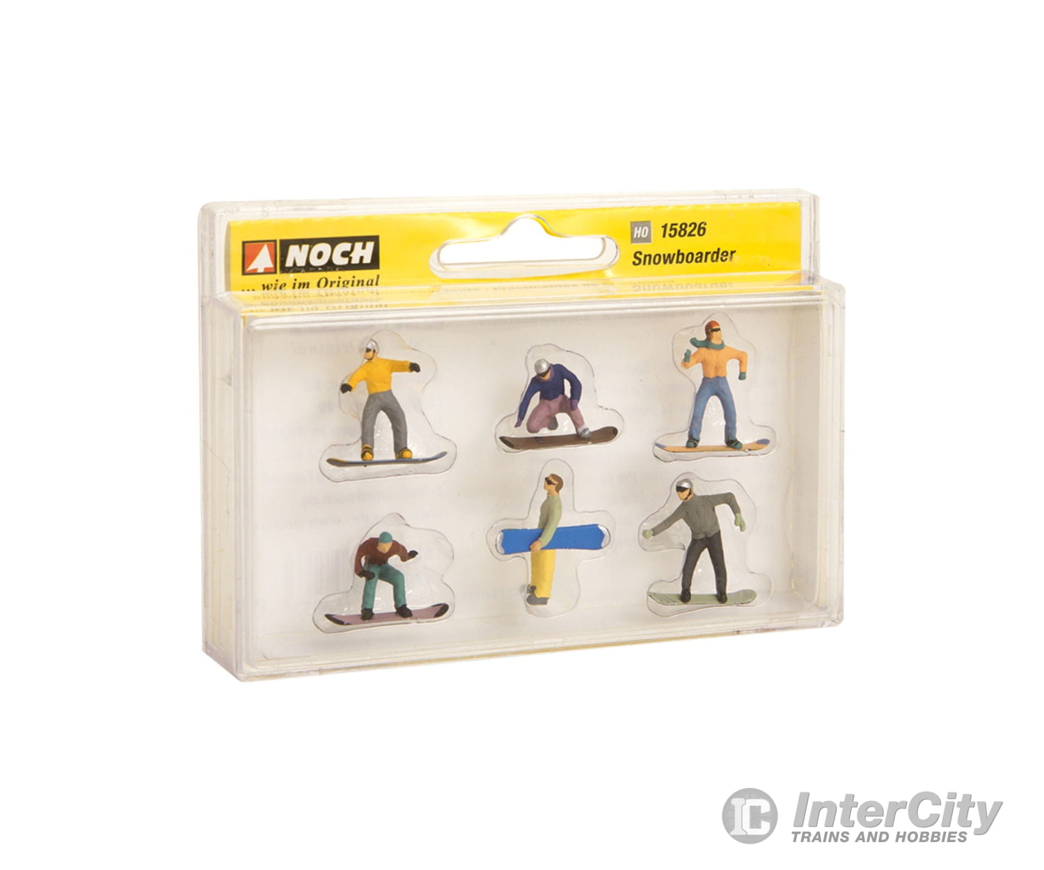 Noch 15826 HO Snowboarders Figures