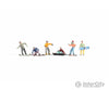 Noch 15826 HO Snowboarders Figures
