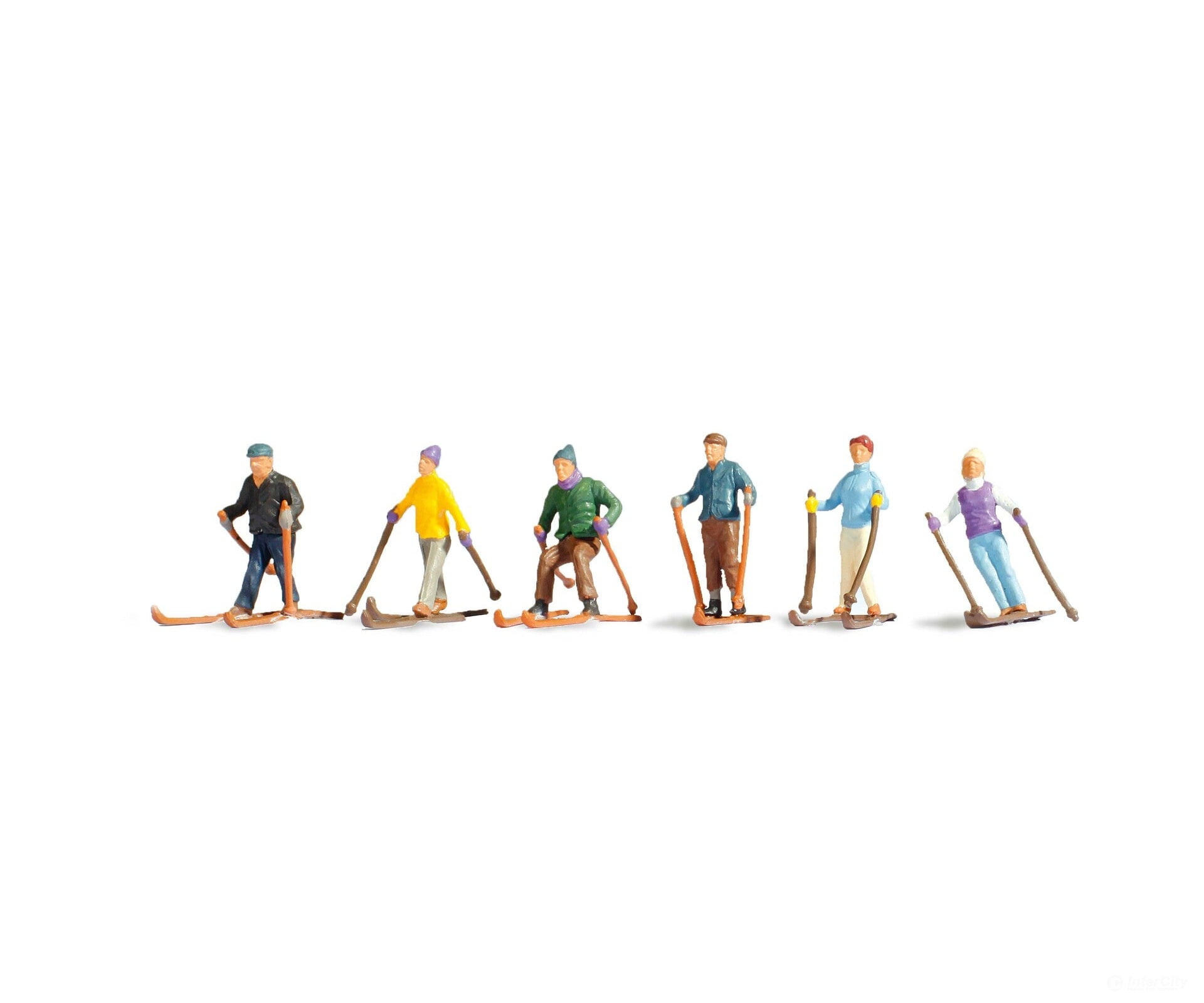 Noch 15828 HO Skifahrer Figures