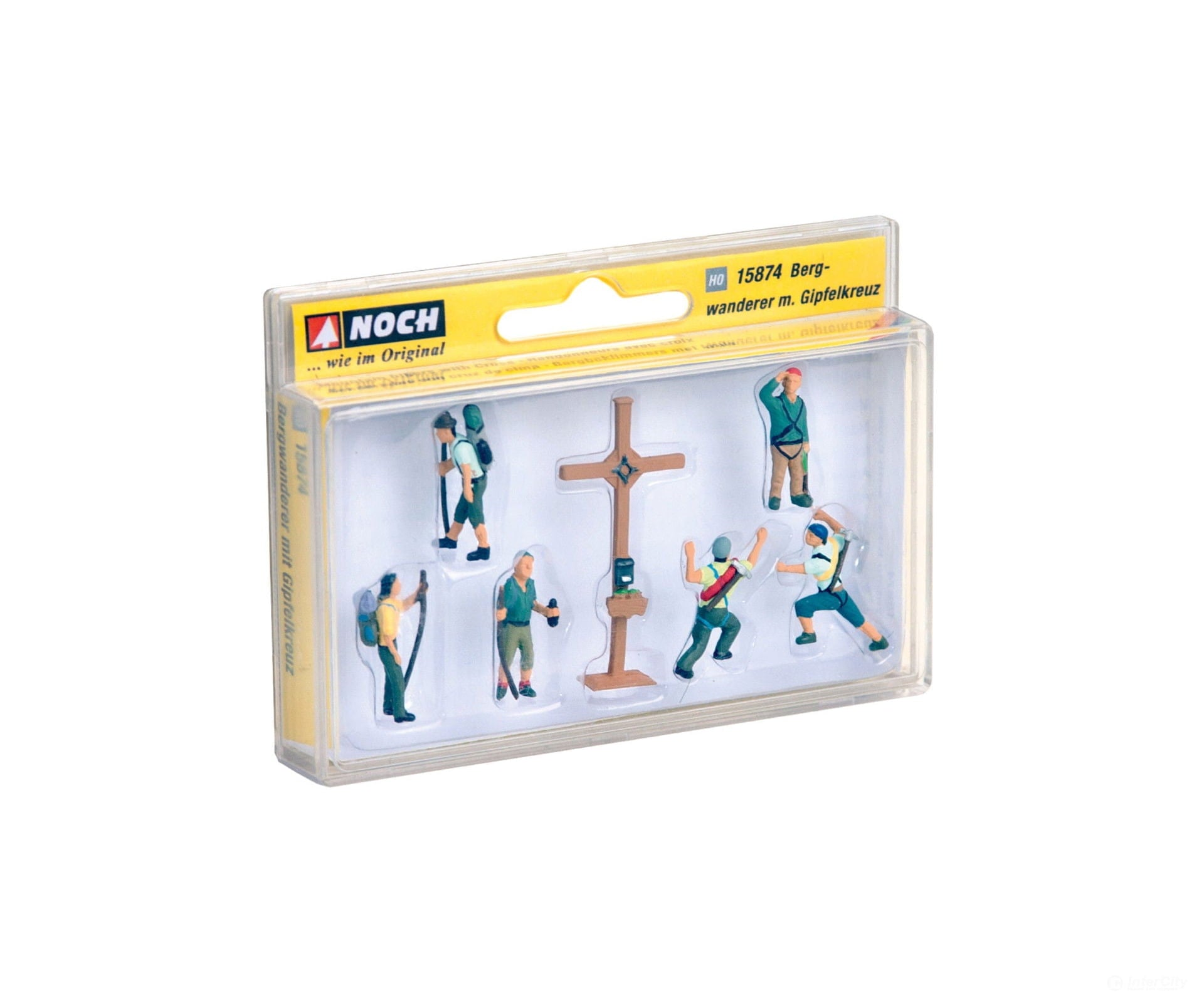 Noch 15874 HO Mountain Hikers with Cross Figures