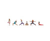 Noch 15888 HO Practising Yoga Figures