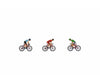 Noch 15897 HO Racing bicycle driver Figures