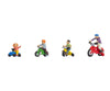 Noch 15908 HO Children on Bicycles Figures