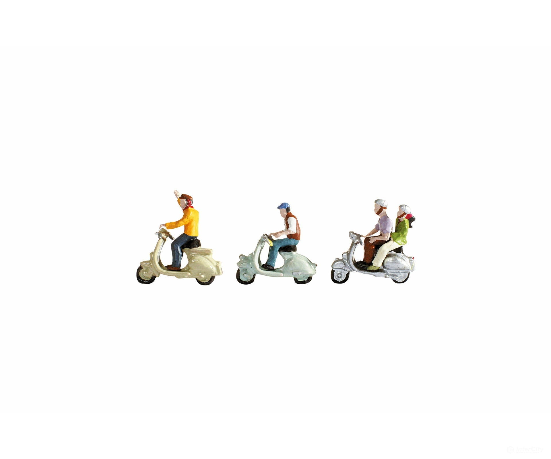 Noch 15910 HO Scooter Drivers Figures