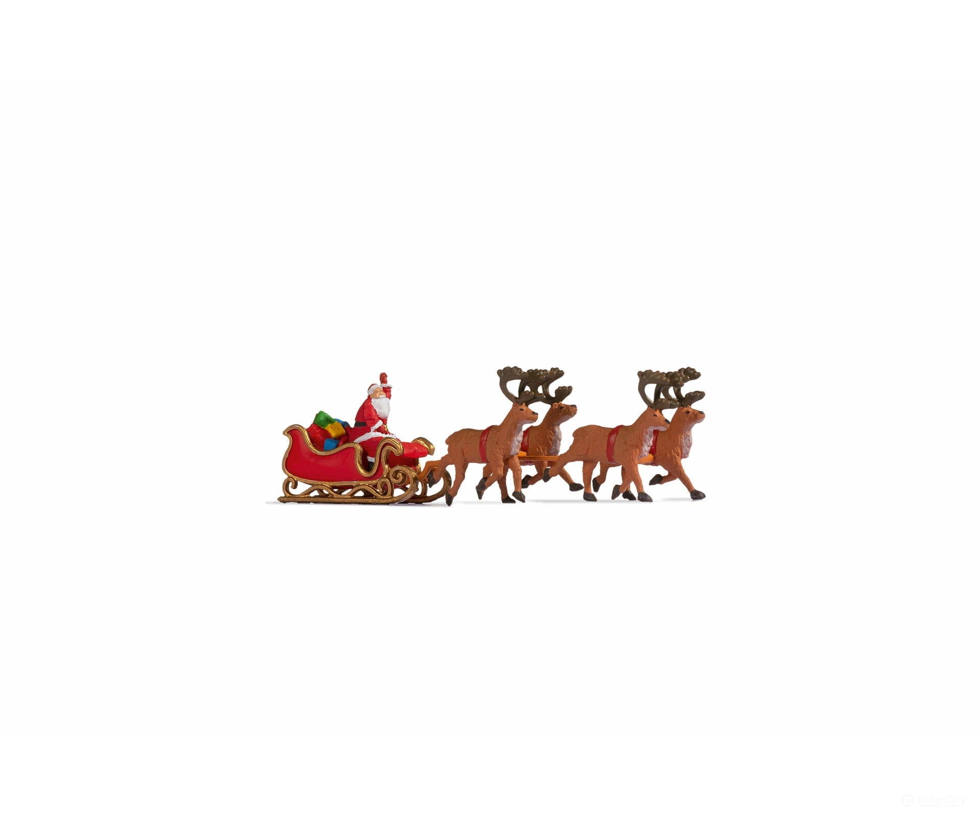 Noch 15924 HO Santa Claus with Sleigh Figures