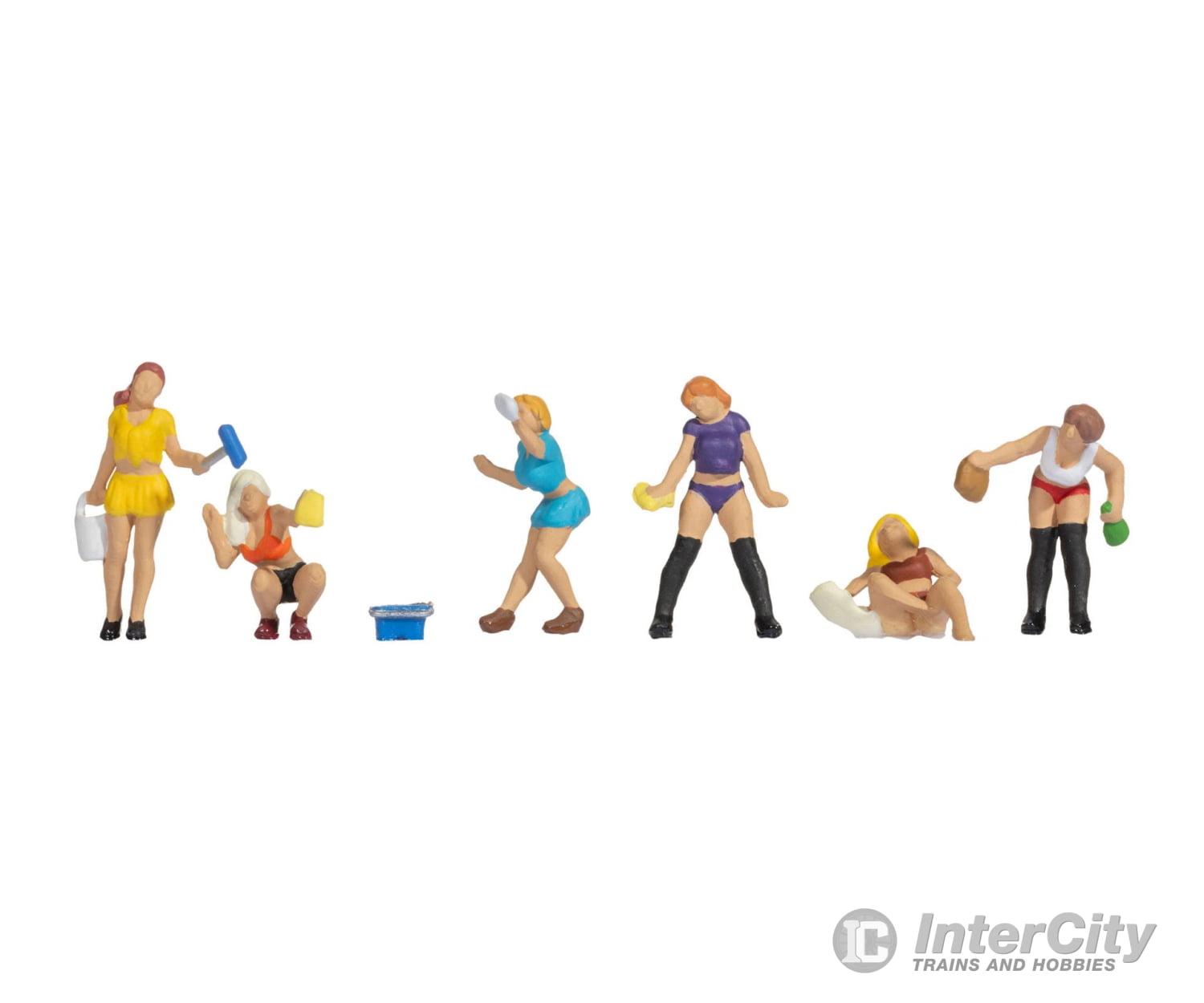 Noch 15947 HO Sexy Carwash Figures