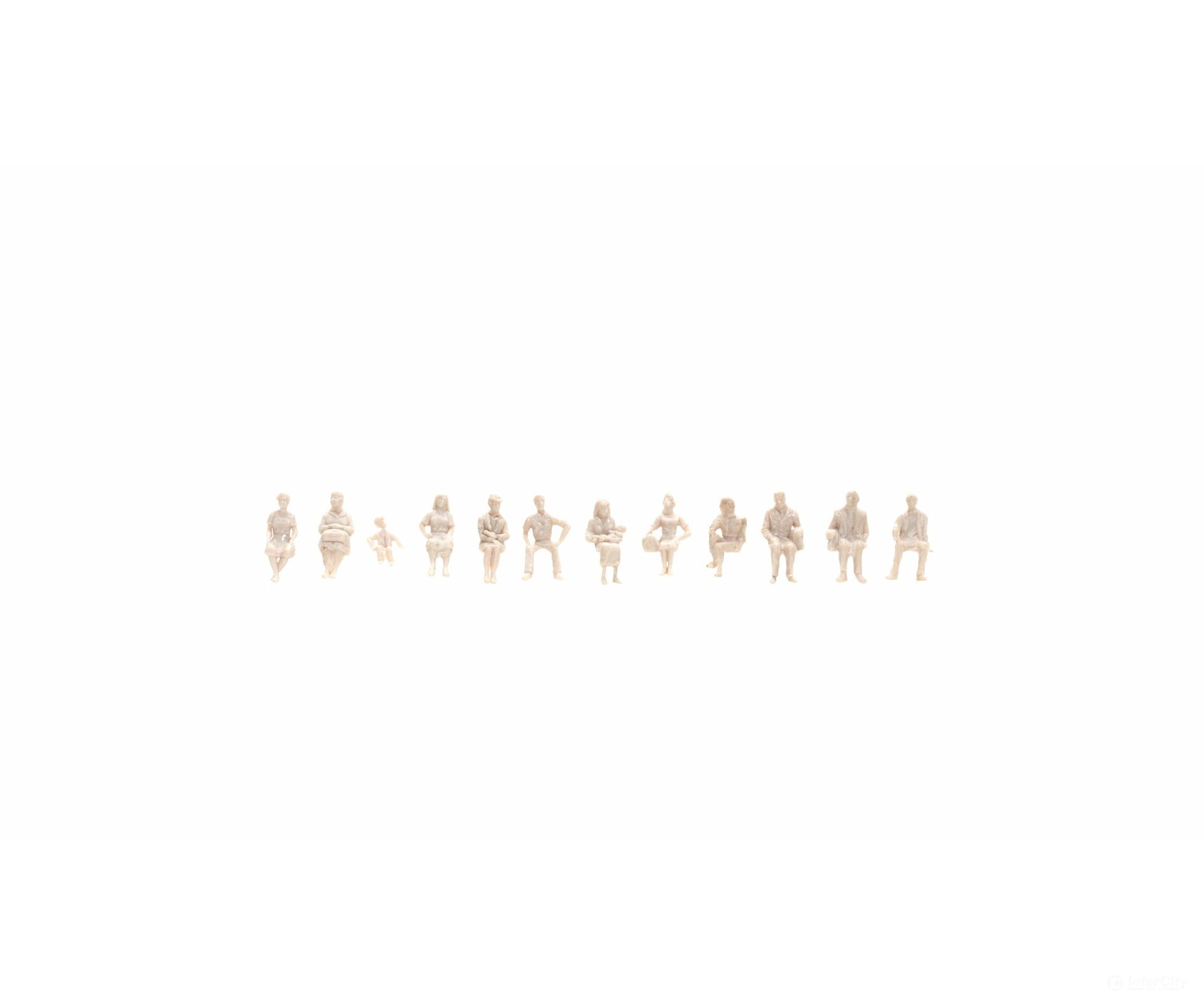 Noch 16000 Sitting People white Architecture Line 1:100 Figures