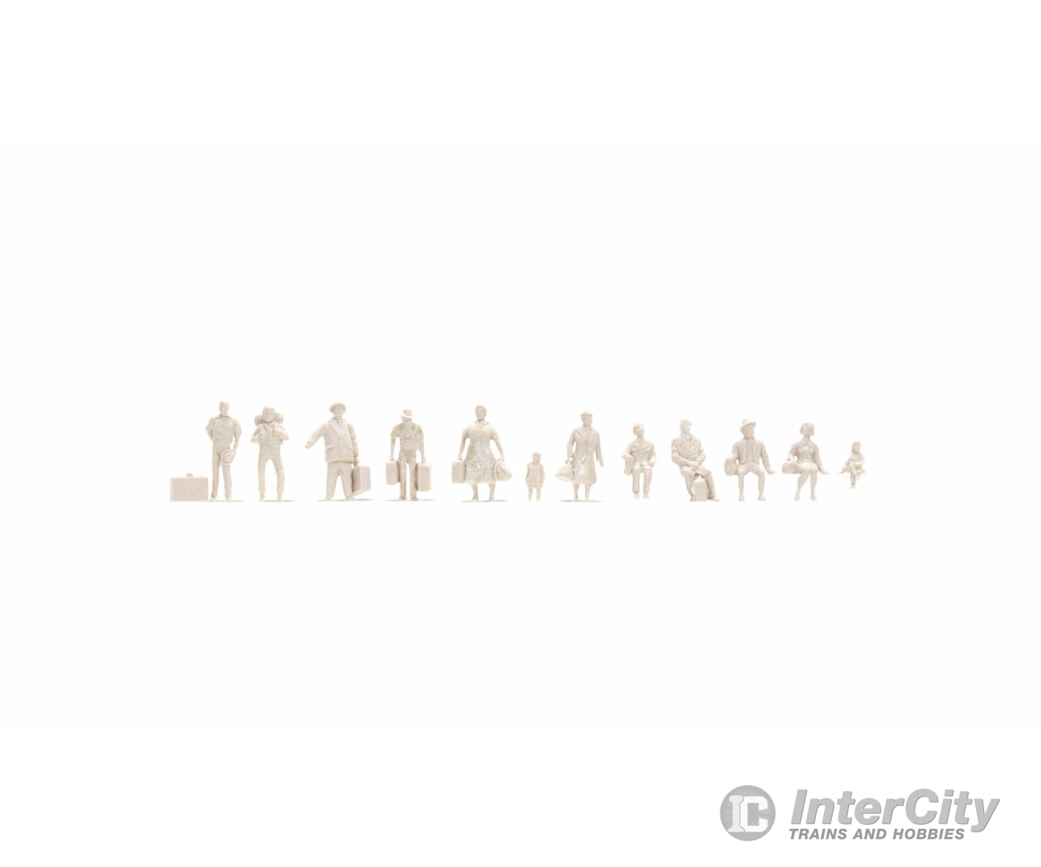 Noch 16001  Pedestrians white Architecture Line 1:100 Figures
