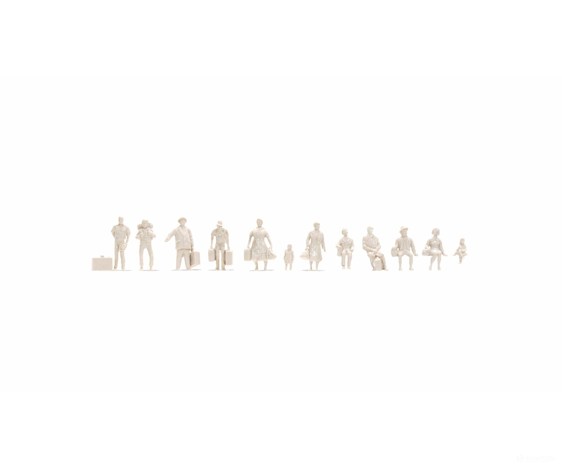 Noch 16001  Pedestrians white Architecture Line 1:100 Figures