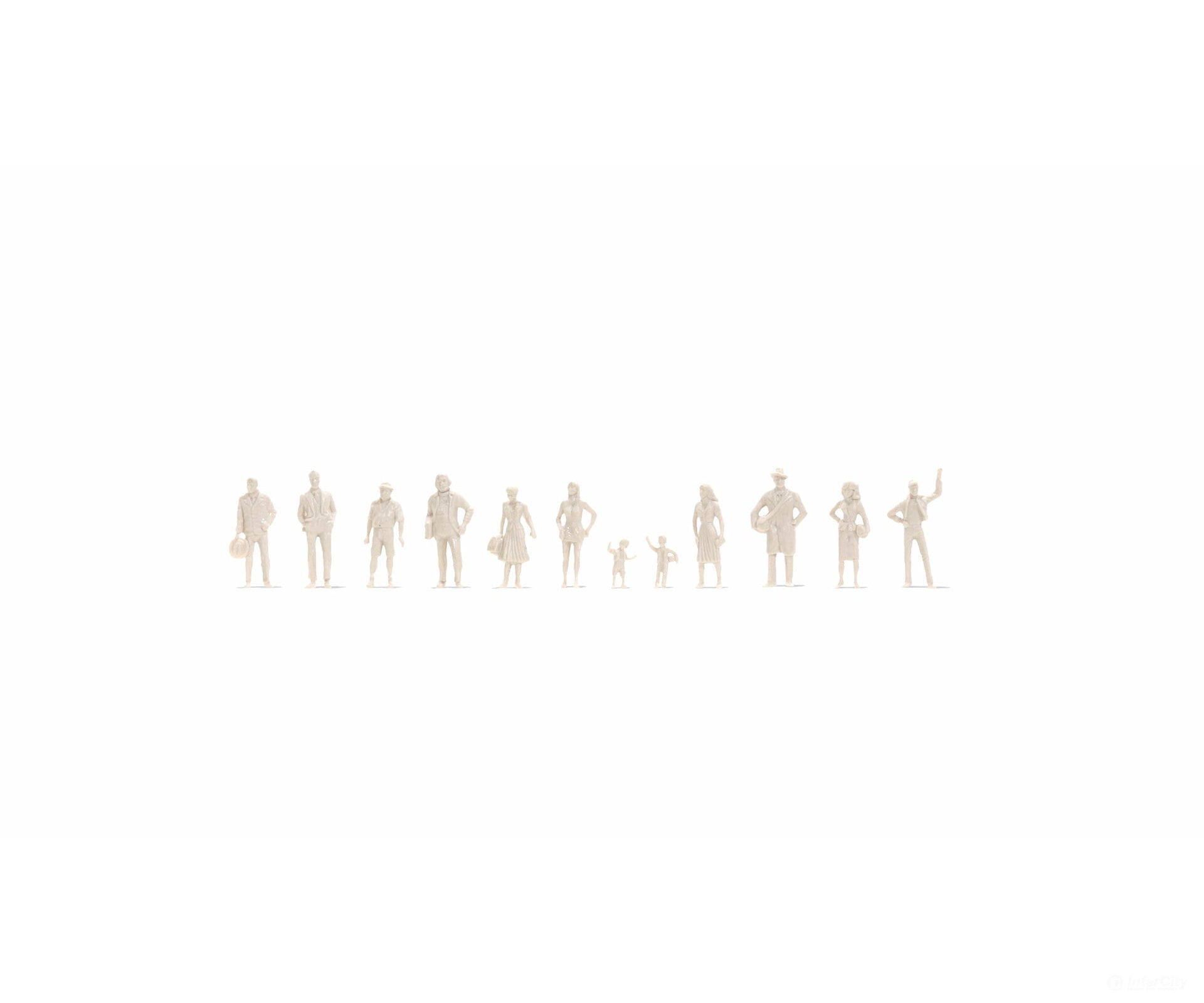 Noch 16002  Standing People white Architecture Line 1:100 Figures