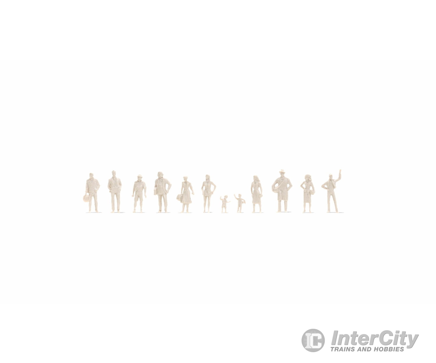 Noch 16002  Standing People white Architecture Line 1:100 Figures