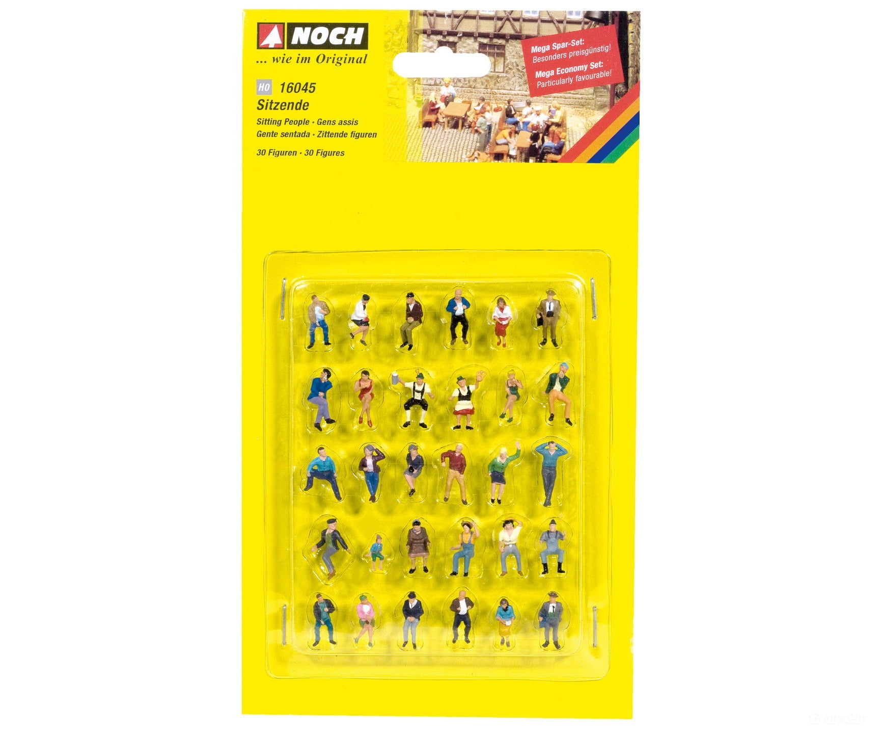 Noch 16045 HO Mega Economy Set ’Sitting’ Figures