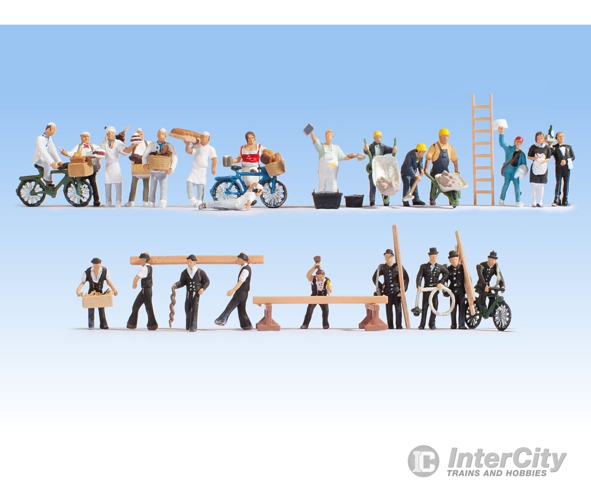 Noch 16047 HO At Work (24 Figures) Figures