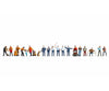 Noch 16125 HO XL Set ’In the City’ Figures