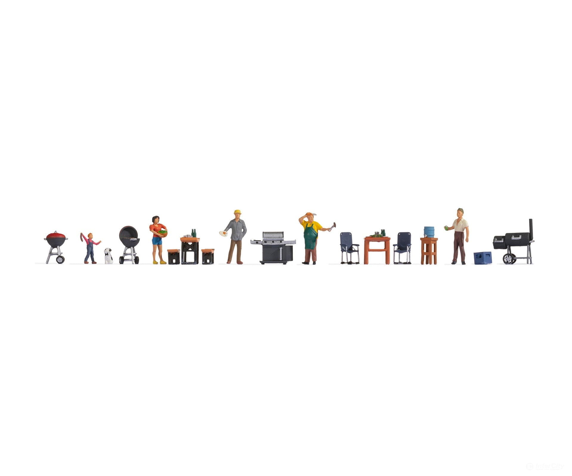 Noch 16200 HO Themed Figures Sets ’Barbecue Party’ Figures