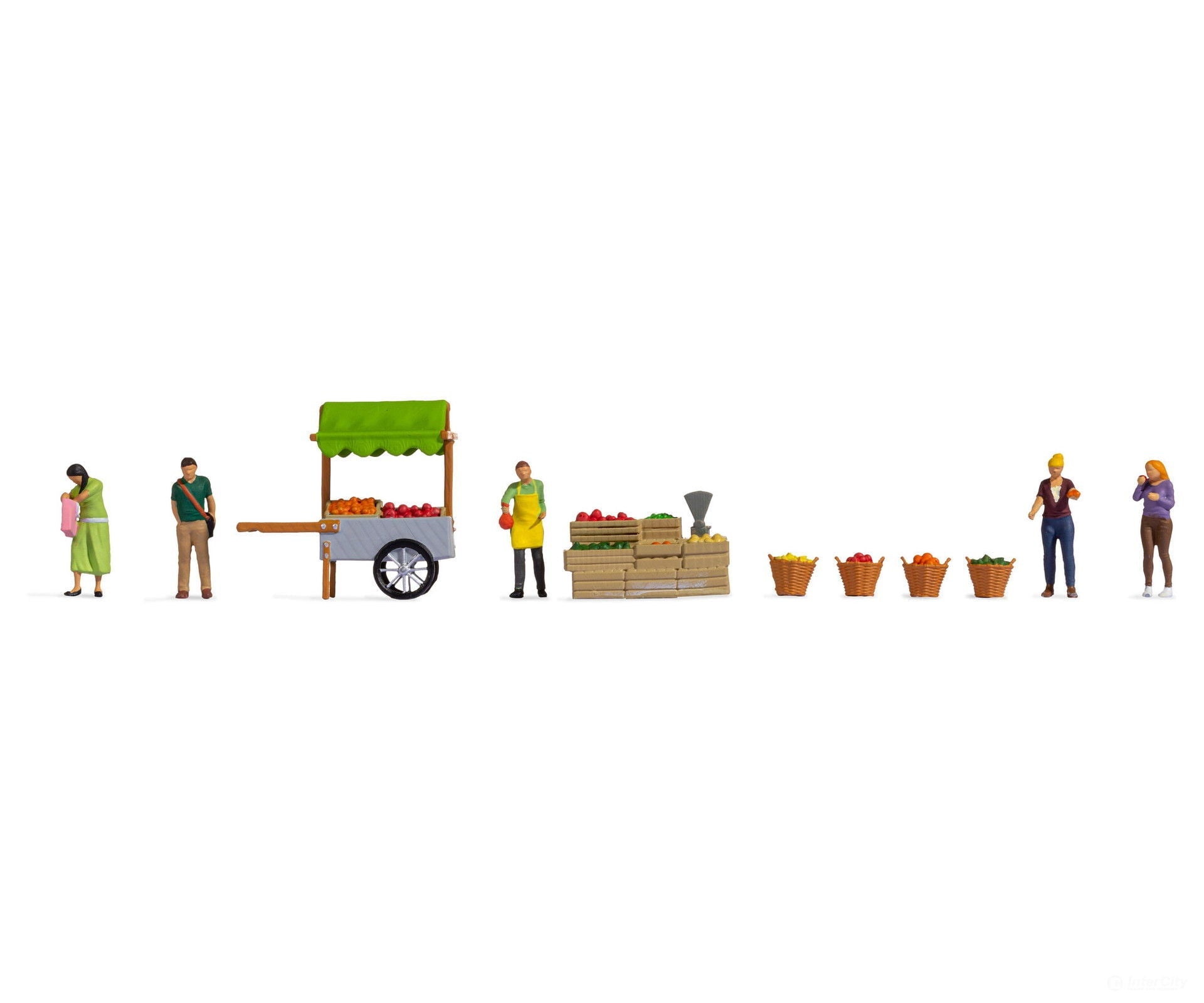 Noch 16226 HO Themed Figures ’Fruit Stall’ Figures