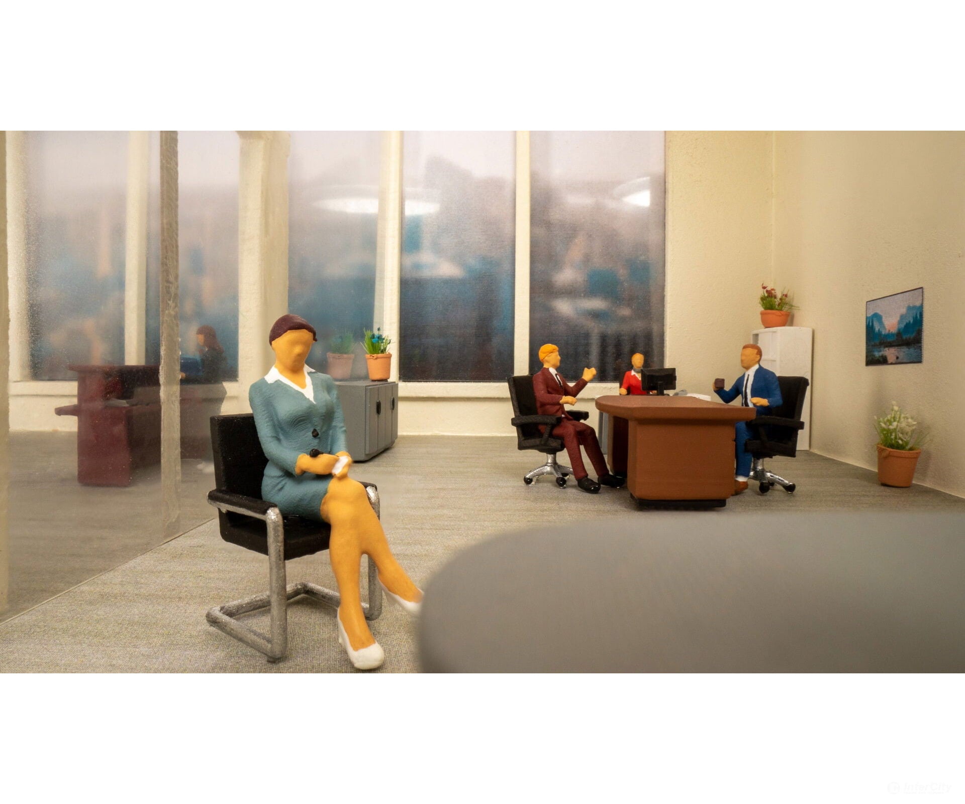 Noch 16251 HO Themed Figures Set ’Office’ Figures